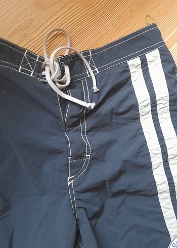 Erkek Kemerli Mini Lacivert Şort - Görsel 5