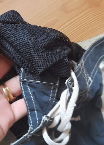 Erkek Kemerli Mini Lacivert Şort - Görsel 6