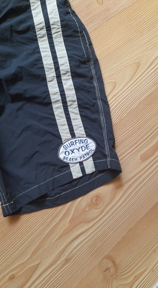 Erkek Kemerli Mini Lacivert Şort - Görsel 4