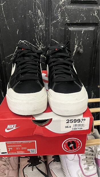 38,5 Beden siyah Renk Nike Ayakkabı Blazer Mid