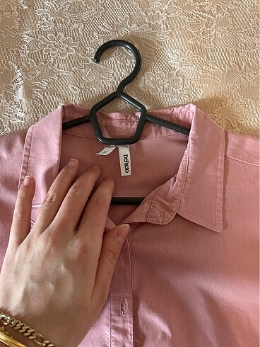 Pembe defacto gömlek