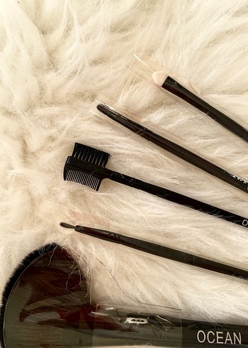 Siyah Makyaj Fırça Seti 5 Parça - Görsel 3