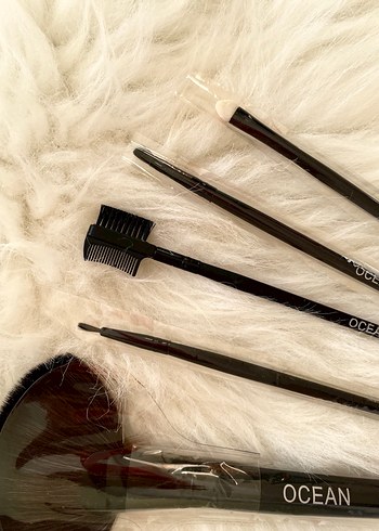 Siyah Makyaj Fırça Seti 5 Parça - Görsel 4