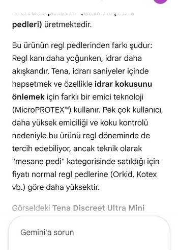 Tena Discreet ultra hijyenik ped/mesane pedi - Görsel 5