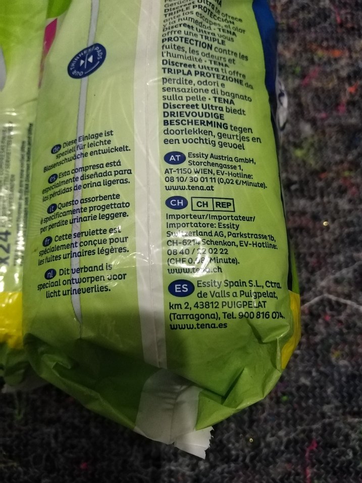 Tena Discreet ultra hijyenik ped/mesane pedi - Görsel 3