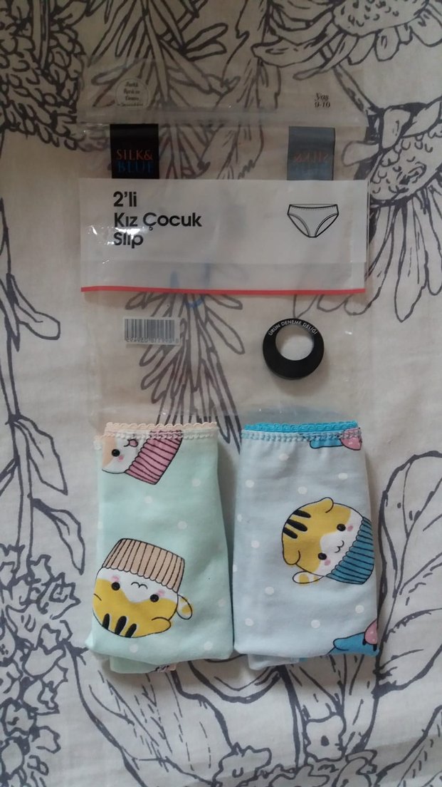 Curomi 2'li Kız Çocuk Baskılı Slip - Görsel 2