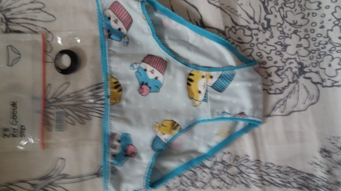 Curomi 2'li Kız Çocuk Baskılı Slip - Görsel 3