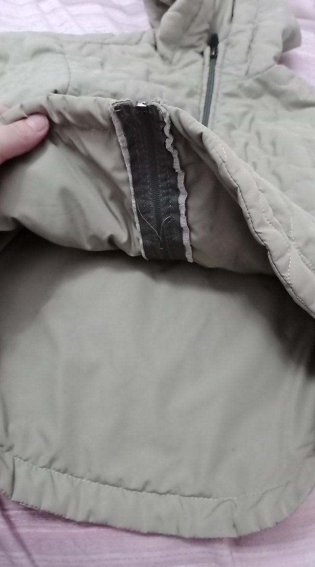 Kız Çocuk Kapüşonlu Fermuarlı Mont - Görsel 2