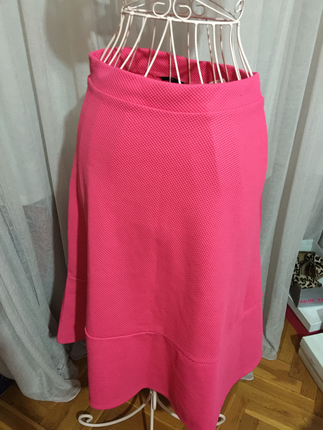 H&M S beden pembe etek 