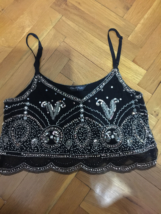 Miss Selfridge Taş ve Pul İşlemeli Kaliteli Abiye Bluz