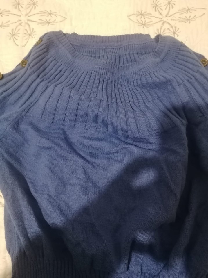 Mavi Kadın Triko Uzun Kollu Kazak - Görsel 2