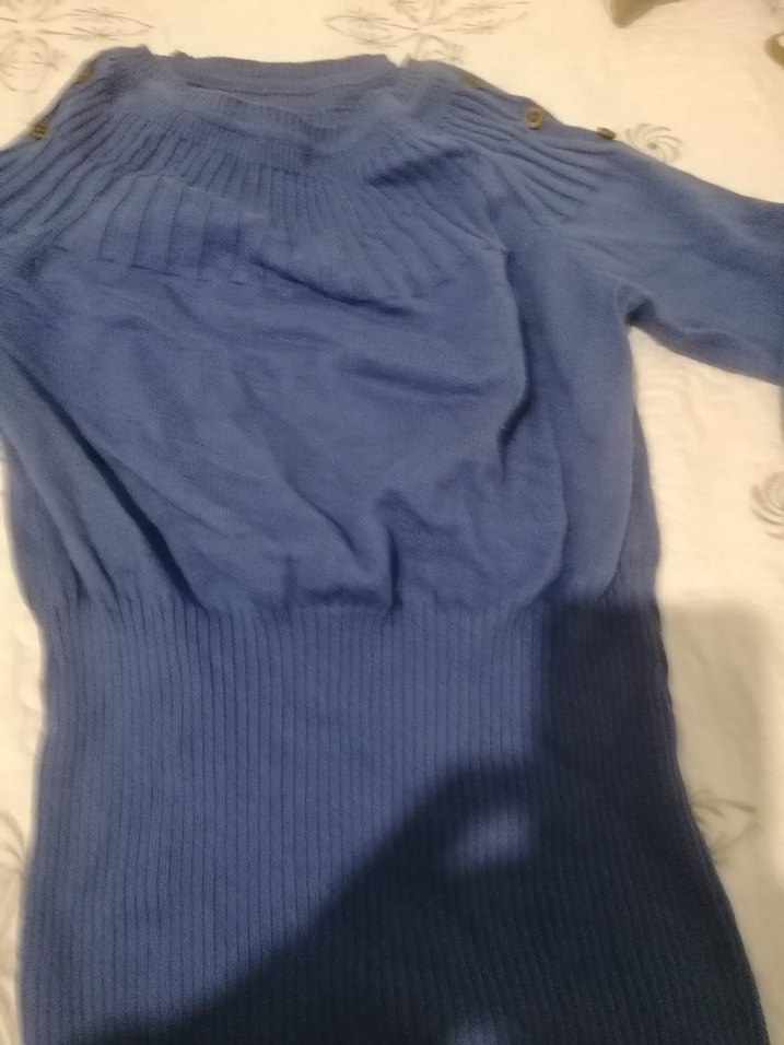 Mavi Kadın Triko Uzun Kollu Kazak - Görsel 3