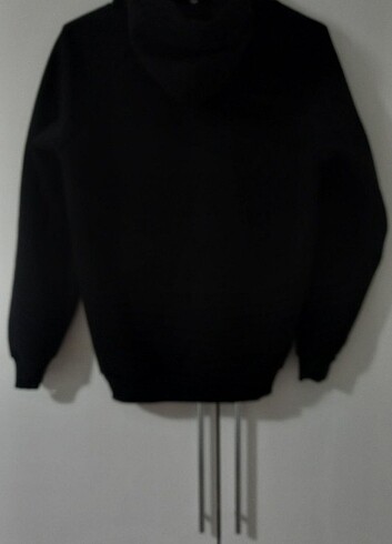 m Beden Siyah kapuşonlu sweatshirt