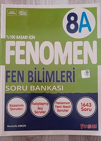 Fenomen 8.Sınıf LGS Fen Bilimleri A