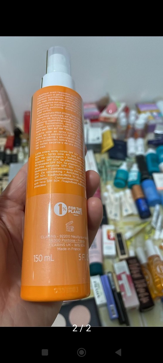 Clarins SPF 50+ Çok Yüksek Koruma Güneş Spreyi - Görsel 2