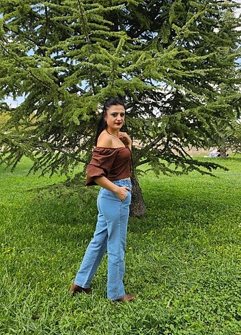 xxl Beden BORU PAÇA KOT CEPLİ BAYAN PANTOLON