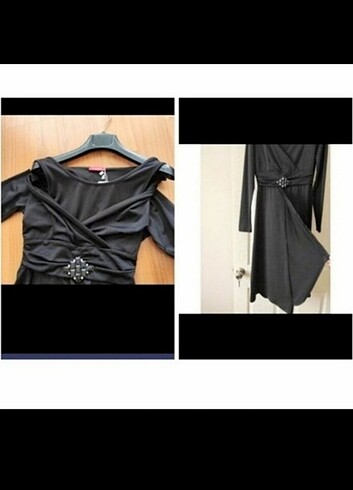 m Beden siyah Renk İndirimde Saten abiye çok güzel bir elbise yeni