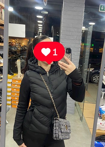 Siyah şişme mont z*r* muadili - Görsel 4