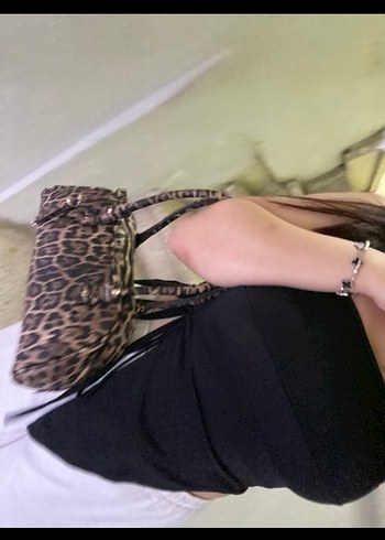 Leopar çanta bershka - Görsel 3