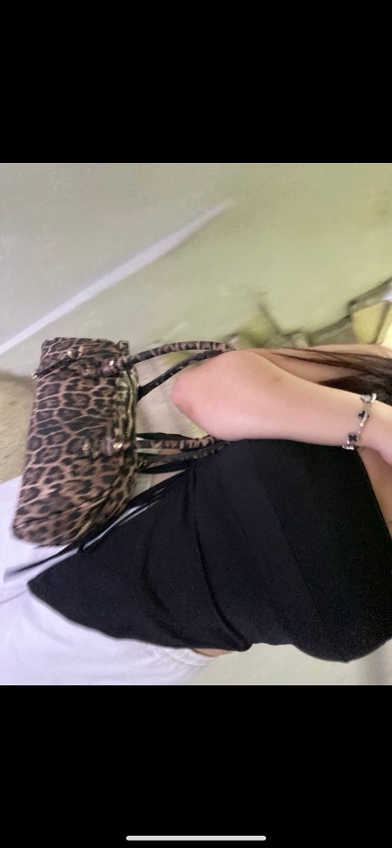 Leopar çanta bershka - Görsel 3