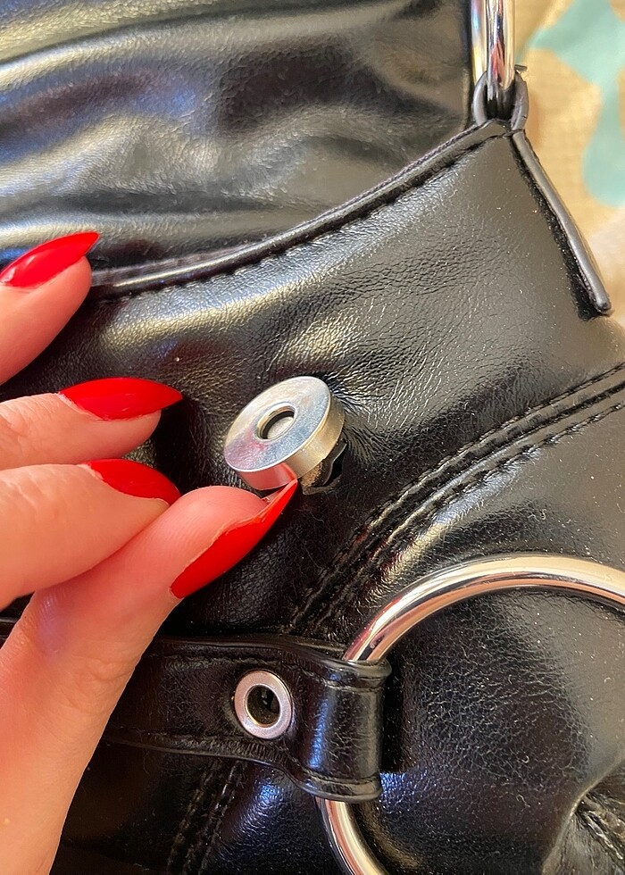 Bershka çanta vintage - Görsel 4