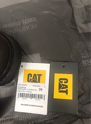 35 Beden kahverengi Renk Cat Bot Ayakkabı