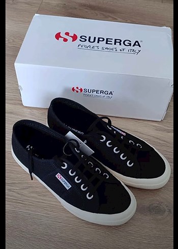 Lacivert Superga Kadın Platform Spor Ayakkabı