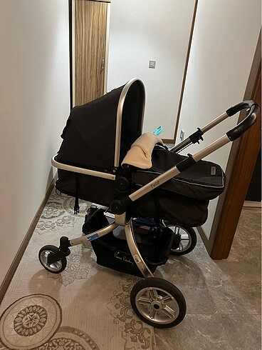 9- 36 kg Beden siyah Renk Piercardin travel sistem bebek arabası