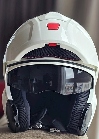 Beyaz Nolan N90 Kask - Görsel 7