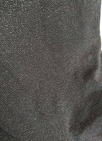 Koton partywear abiye elbise Siyah simli S beden - Görsel 3