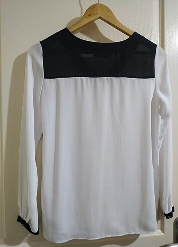 DeFacto tül bluz gömlek uzun kollu XS beden - Görsel 3