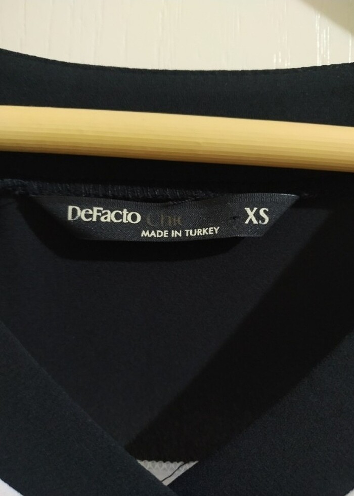 DeFacto tül bluz gömlek uzun kollu XS beden - Görsel 4