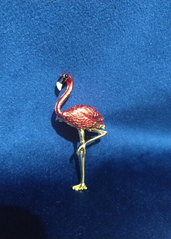 Flamingo broş - Görsel 3