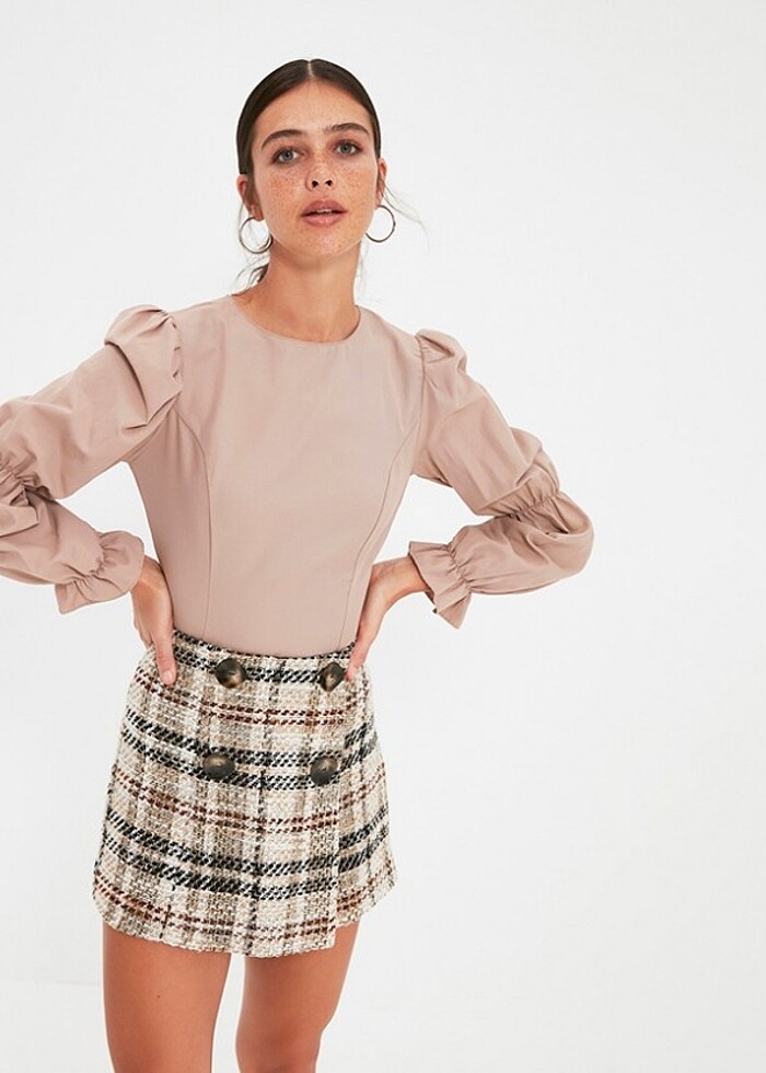 Trendyolmilla M beden balon kol bluz - Görsel 4