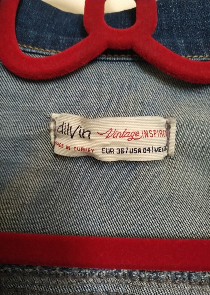 Dilvin kot ceket 36 beden - Görsel 3