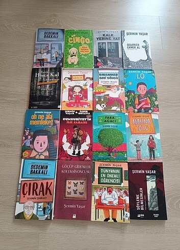 Şermin yaşar kitaplari 15 tane