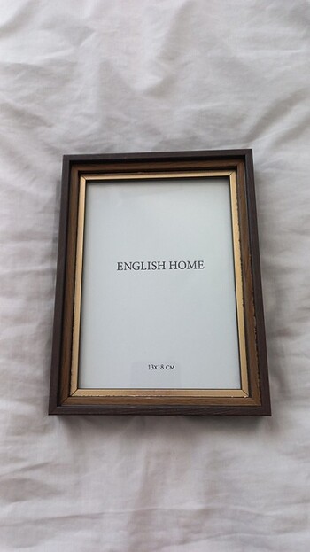 English Home Fotoğrafçerçevesi çerçeve kahverengi ödün 