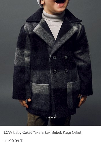 Gri Midi Kadın Yün Kaban Düğmeli - Görsel 3