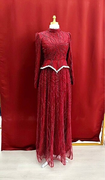 Bordo abiye
