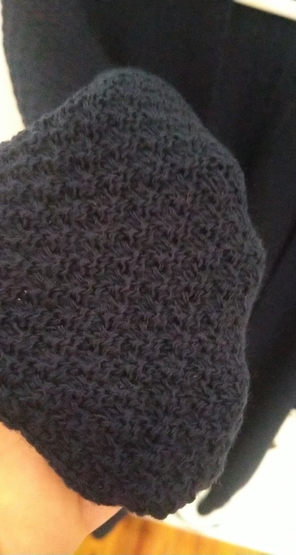 Lacivert Kadın Triko Midi Hırka - Görsel 5