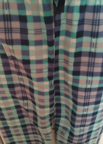 Düğmeli Rahat Kesim Kadın Polar Pantolon - Görsel 4