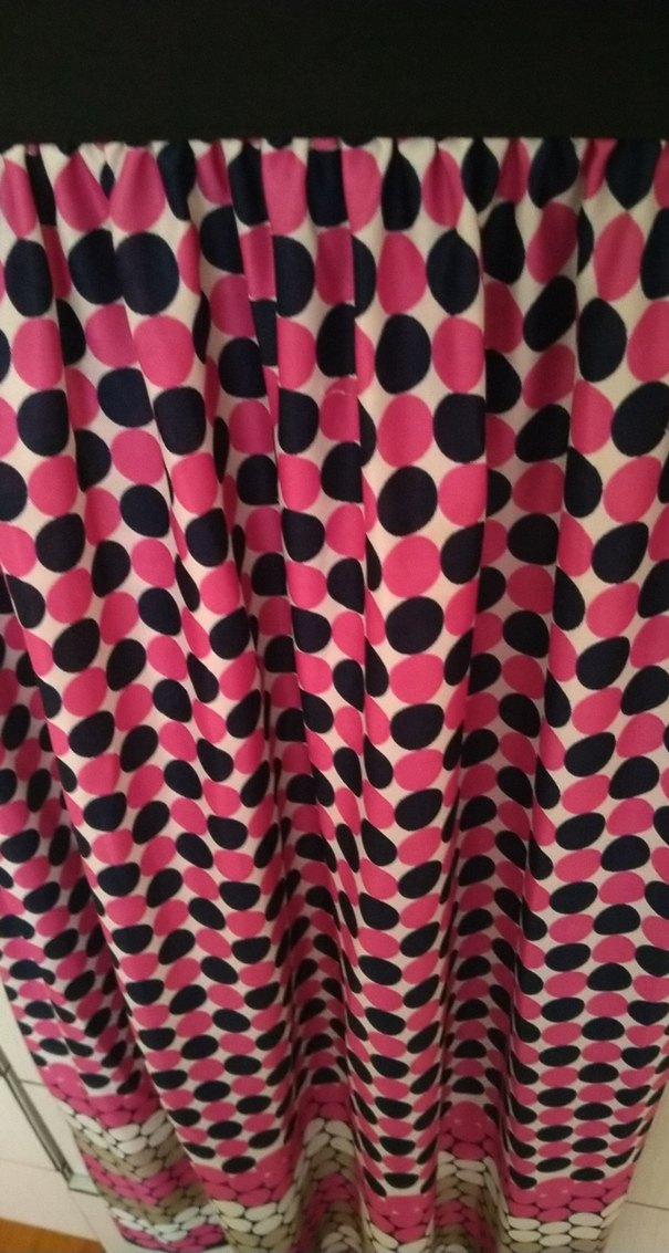 Pembe Desenli Pilili Bohem Uzun Etek - Görsel 3