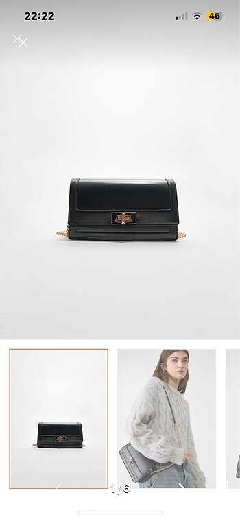 Stradivarius siyah çanta