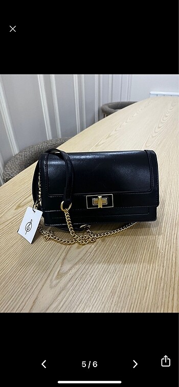 Beden Stradivarius siyah çanta