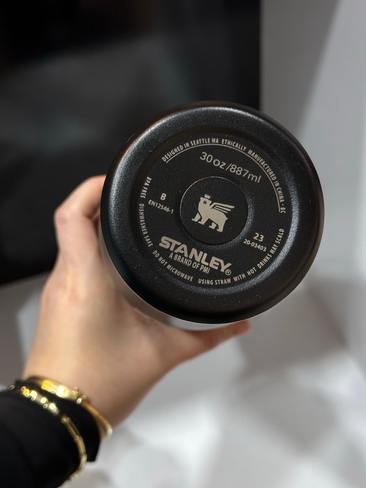 Stanley Pastel Pembe Termos siyah - Görsel 4