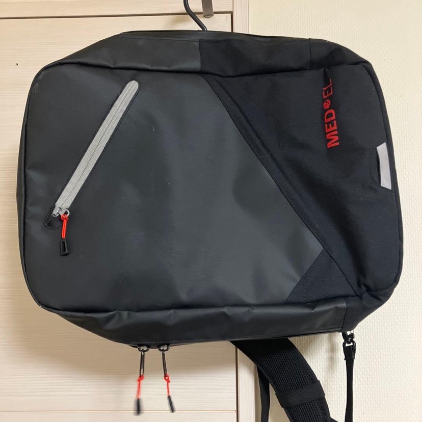 MEDSEL Siyah Fermuarlı sırt çantası bilgisayar çantası - Görsel 2