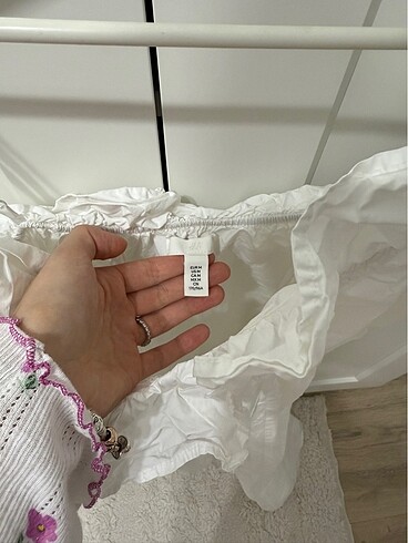 m Beden beyaz Renk H&M elbise