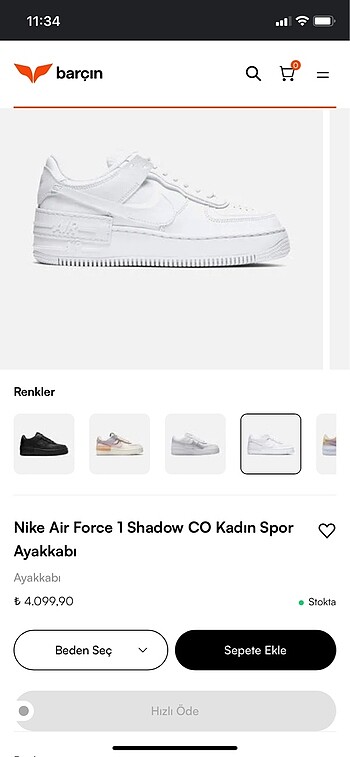 Nike Air Force Spor Ayakkabı