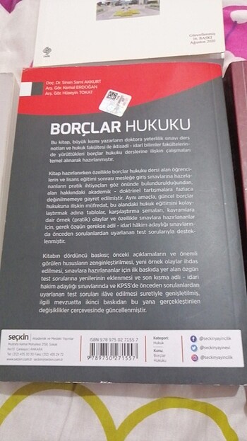  Beden Borçlar hukuku seçkin yayın son basım