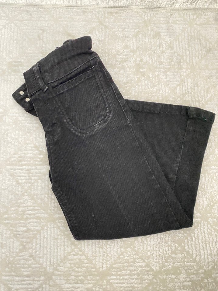 Siyah çocukKot Pantolon - Görsel 2